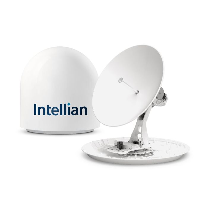 Intellian t100N Global Marine Satellite TV System w/ 105cm  (41.3") Dish In V100nx Matching Radome (T4-101BW3)