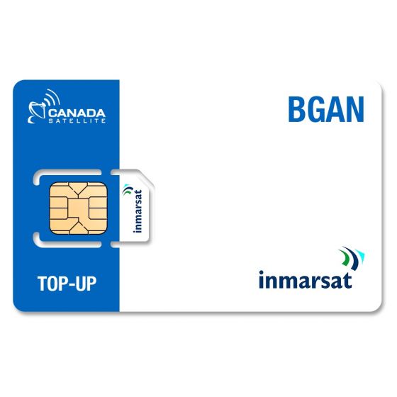 Inmarsat BGAN وحدة الدفع المسبق - تعبئة الرصيد عبر الإنترنت