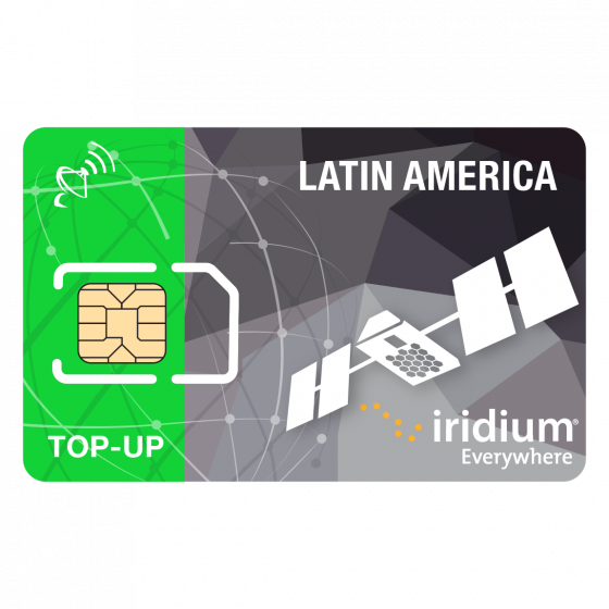 Iridium Latin America 200 Minute PrePaid Online Top Up