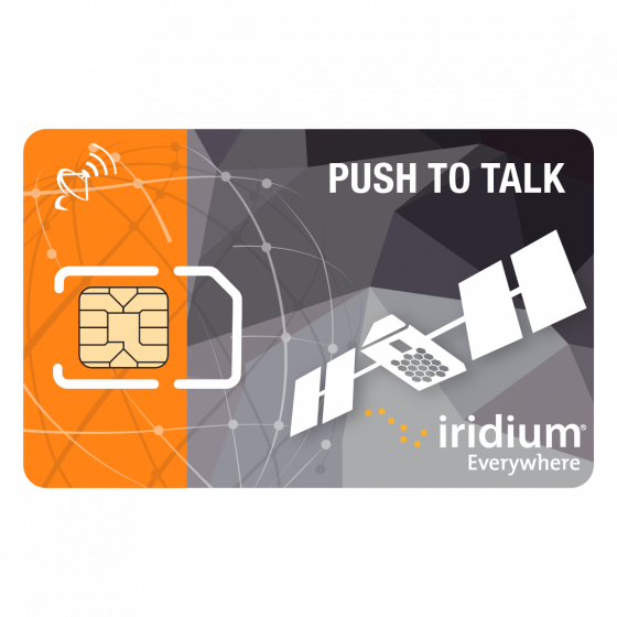 Iridium Push to Talk Global Monthly Plan w/ 2500 Pooled Minutes (3 Month Commitment)