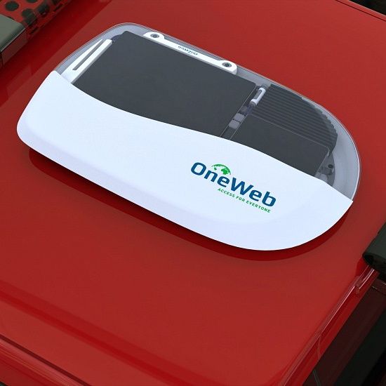 محطة مستخدم OneWeb للشاحنات والقطارات