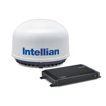 Intellian Manpack Antenna with AC/DC Power Supply Adapter - Arctic White (OW7MP)