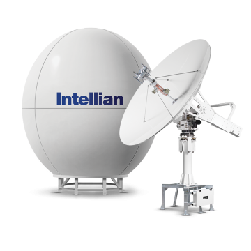 Sistem Antena TV Satelit Laut Intellian t240CK 3-sumbu, 2,4m C-band dan Ku-band