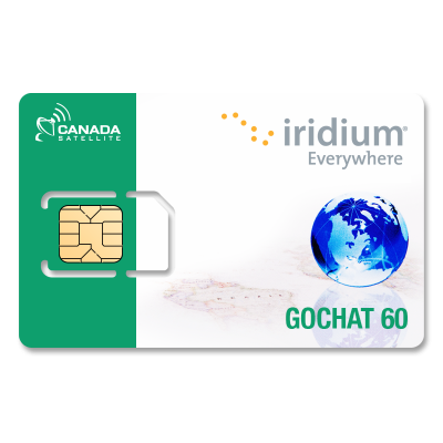 Iridium GoChat ບັດໂທລ່ວງໜ້າ 60 ນາທີ ($0.83/ນາທີ)