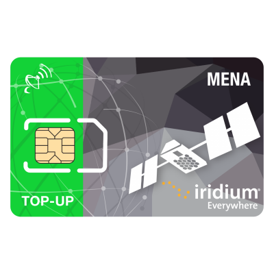 Iridium ახლო აღმოსავლეთი / ჩრდილოეთ აფრიკა (MENA) ონლაინ შევსება