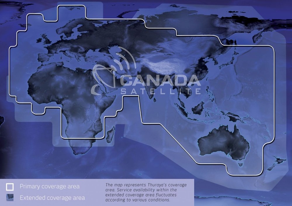 Thuraya Coverage Map