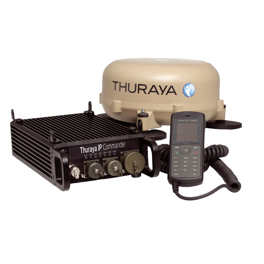 ThurayaIP衛生通信ルーター 臨める